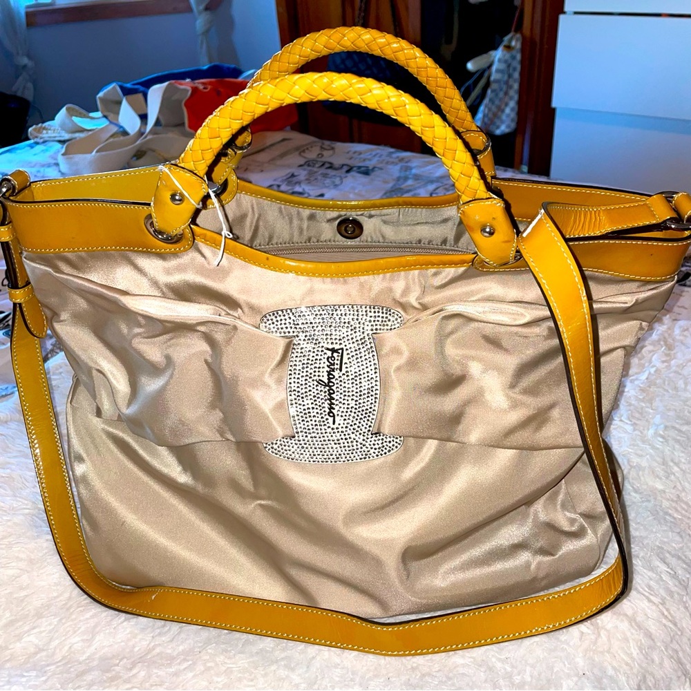 Salvatore Ferragamo Two Way Crossbody Bag
